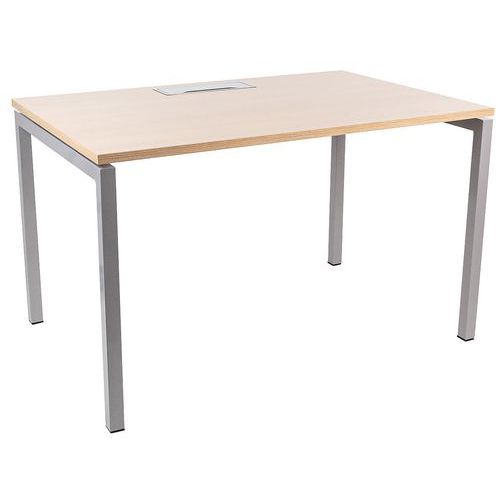 Irodai asztalok Misao U Manutan Expert, 74 x 120 - 180 x 80 cm, tölgy