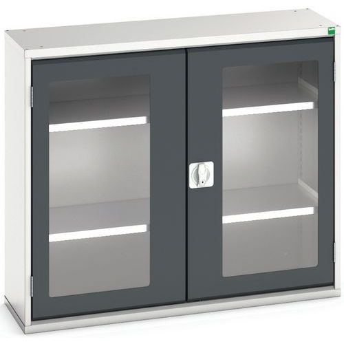 Bott Verso műhelyszekrények átlátszó ajtókkal, magassága 90 cm