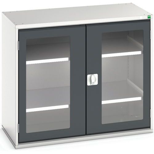 Bott Verso műhelyszekrények átlátszó ajtókkal, magassága 90 cm