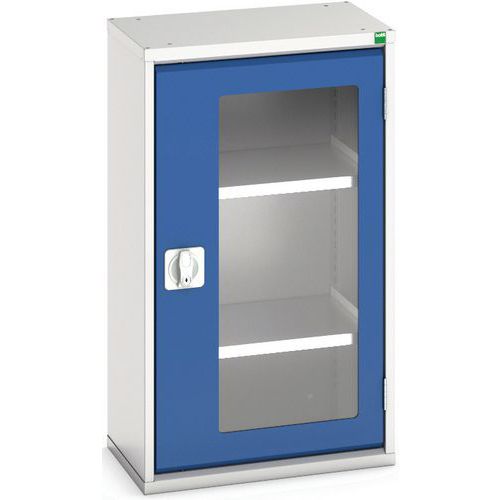 Bott Verso műhelyszekrények átlátszó ajtókkal, magassága 90 cm