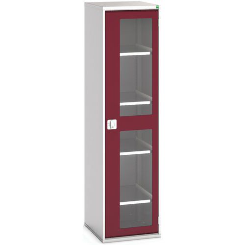 Bott Verso műhelyszekrények átlátszó ajtókkal, magasság 200 cm