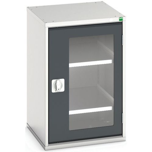 Bott Verso műhelyszekrények átlátszó ajtókkal, magassága 80 cm