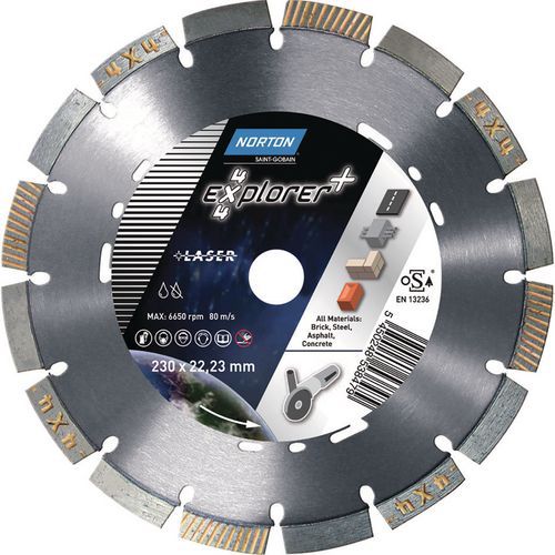 4X4 Explorer vágótárcsák, 125, 230 és 350 mm