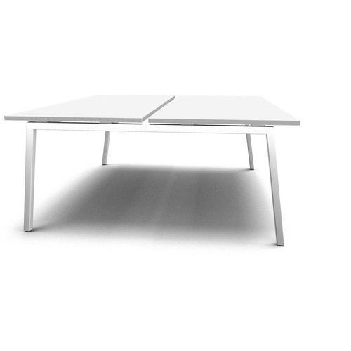 MOON A egyesített irodai asztalok, 160 x 164 x 74 cm, egyenes kivitel