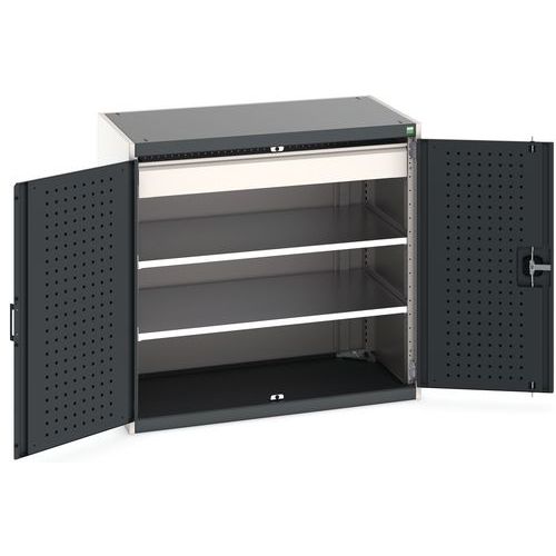 Bott Cubio fiókos műhelyszekrények, magasság 100 cm