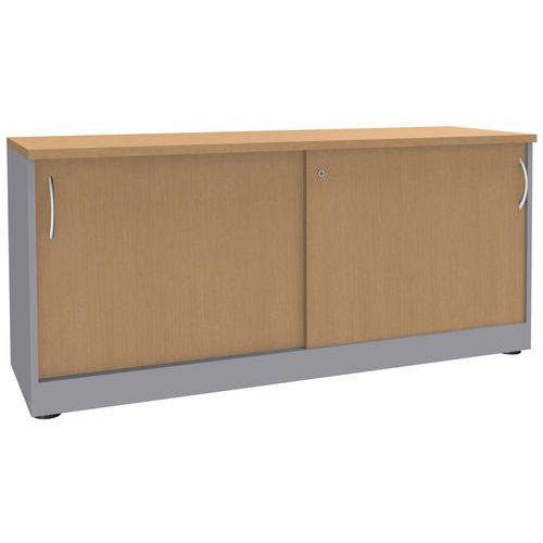 Simmob Quatuor tolóajtós fa irattartó szekrények, 2 polccal, 160 x 72,5 x 47 cm Simmob Quatuor tolóajtós fa irattartó szekrények, 2 polccal, 160 x 72,5 x 47 cm