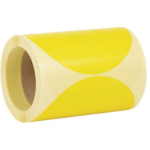 Manutan Expert öntapadó jelölő kerekek, átmérő 150 mm, tekercsenként 250 db