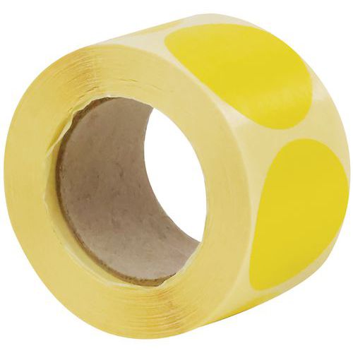 Manutan Expert öntapadó jelölő kerekek, átmérő 40 mm, tekercsenként 500 db