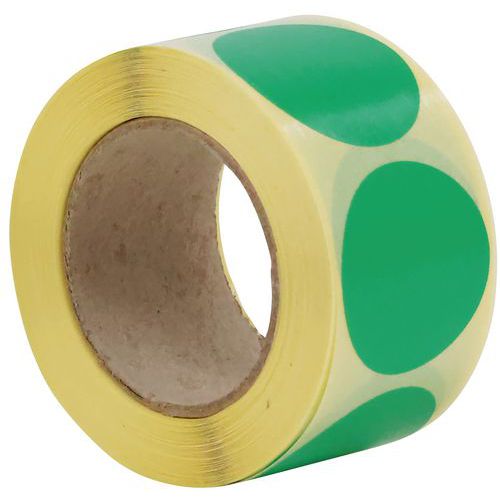 Manutan Expert öntapadó jelölő kerekek, átmérő 35 mm, 500 db/tekercs