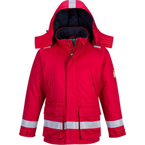 FR Anti-Static téli kabát, piros
