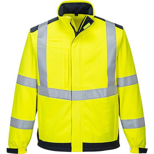 Modaflame Multi Norm Arc Softshell kabát, kék/sárga