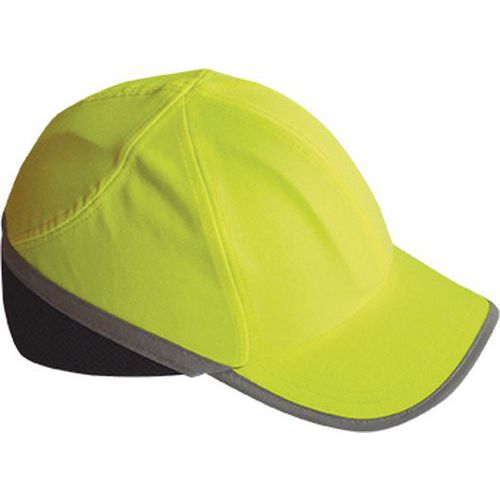 Hi-Vis ütésbiztos baseball sapka, sárga