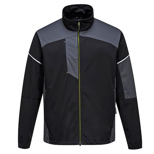 PW3 Flex Shell kabát, fekete/szürke