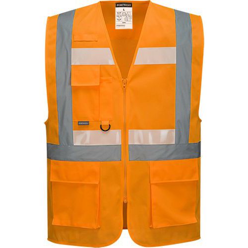 Glowtex vezetői mellény Ezee zippzárral, narancssárga Glowtex vezetői mellény Ezee zippzárral, narancssárga