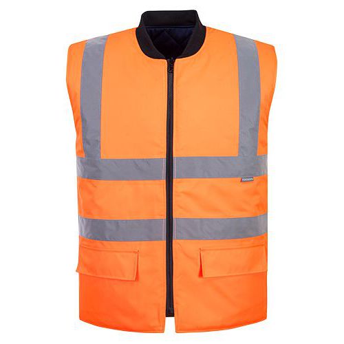 Hi-Vis kifordítható mellény, narancssárga