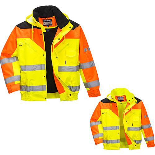 Contrast Plus bomber dzseki, sárga