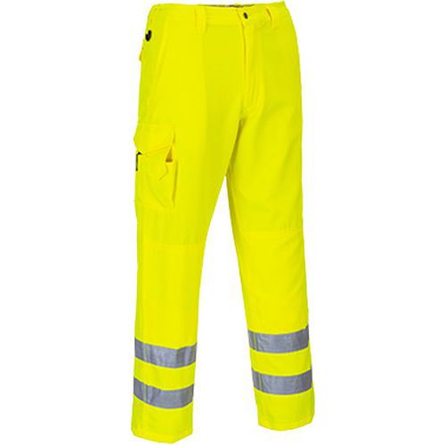 Fényvisszaverő nadrág Combat Hi-Vis, hosszított, sárga