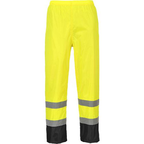 Hi-Vis Classic Contrast esőnadrág, fekete/sárga