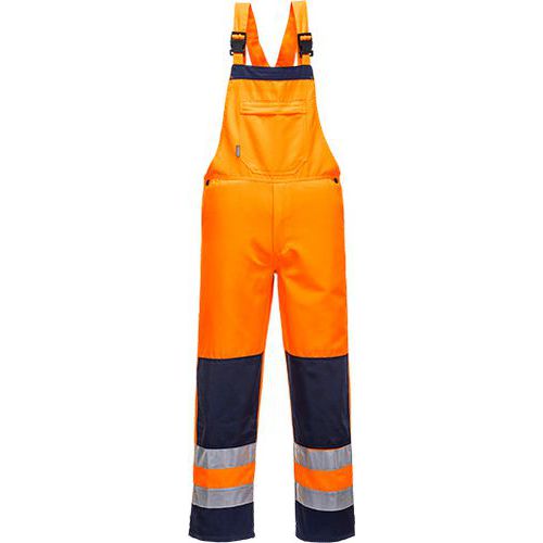 Girona Hi-Vis kantáros nadrág, kék/narancssárga