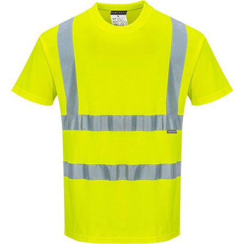 Cotton Comfort rövid ujjú póló, sárga