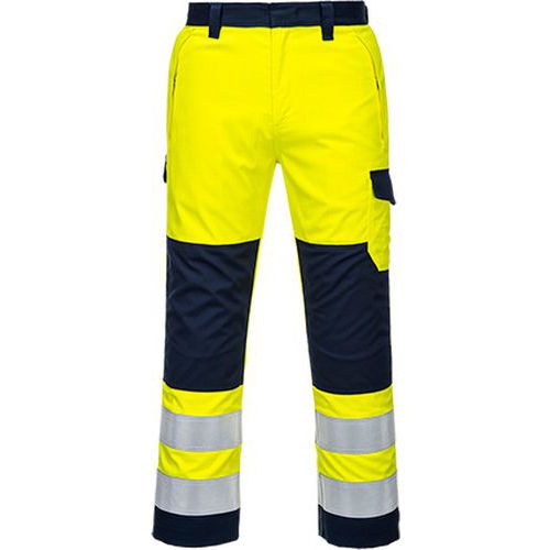 Hi-Vis Modaflame nadrág, kék/sárga