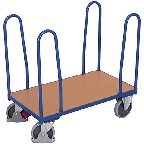 Platform kocsik négy saroktámaszsal, 400 - 500 kg-ig
