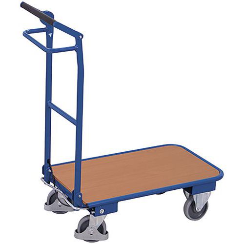 Fékező fogantyúval ellátott platós kocsik, 86,5 x 45 x 100,5 cm Fékező fogantyúval ellátott platós kocsik, 86,5 x 45 x 100,5 cm