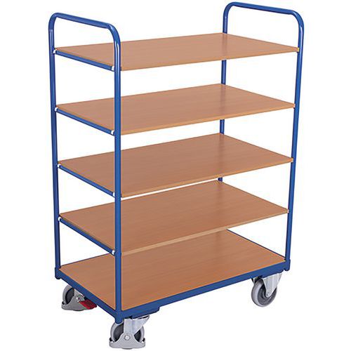 Magas polcos kocsik, 250 kg-ig, 5 polcos