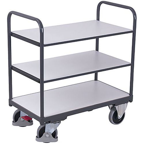 ESD polcos kocsik, 3 polccal, 250 kg-ig
