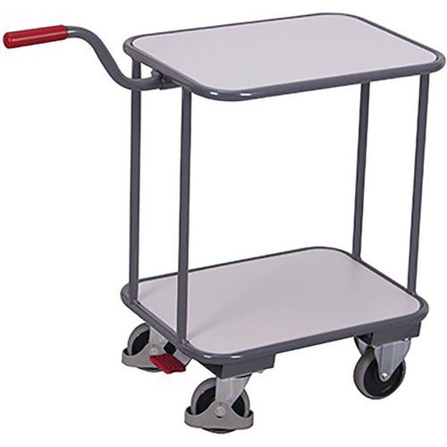 ESD polcos kocsi, 2 polccal, 94 x 45,5 x 91 cm, szürke ESD polcos kocsi, 2 polccal, 94 x 45,5 x 91 cm, szürke