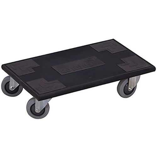 PL07 szállítóplatform, 300 kg-ig, 14,5 x 60 x 35 cm, hőre lágyuló kerekek (prémium) PL07 szállítóplatform, 300 kg-ig, 14,5 x 60 x 35 cm, hőre lágyuló kerekek (prémium)