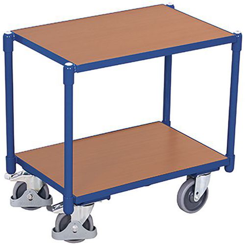 Polcos kocsik, Euro rendszerű, 2 polcos, 67,5 x 41,5 x 63,5 cm Polcos kocsik, Euro rendszerű, 2 polcos, 67,5 x 41,5 x 63,5 cm