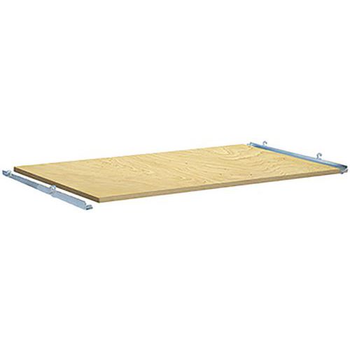 Kiegészítő polcok kocsikhoz, acélsínnel, akár 120 kg-ig