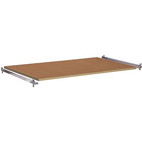 Kiegészítő polcok kocsikhoz, acélsínnel, akár 80 kg-ig