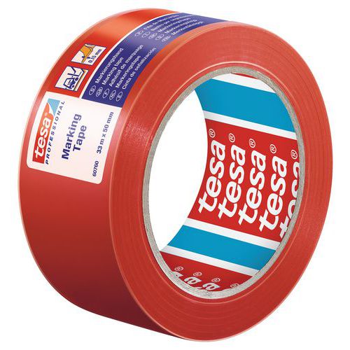 Tesa PVC jelölőszalagok, 50 x 0,15 mm, hossza: 33 m