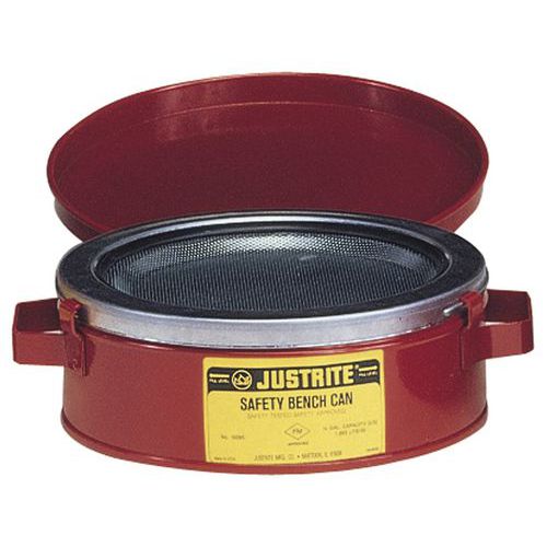Justrite biztonsági edények gyúlékony anyagokra szerszámok mosására.