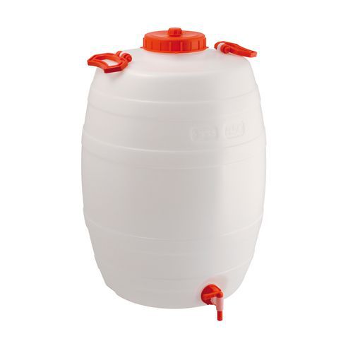 Műanyag hordók csappal, 5 - 100 l