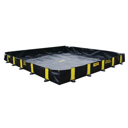 Nagy térfogatú kármentő tálca Justrite RIGID-LOCK QUICKBERM®, 662 - 4 069 l