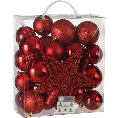 Karácsonyi díszek, műanyag