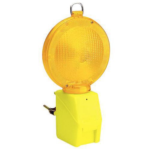 Figyelmeztető közúti világítás, sárga
