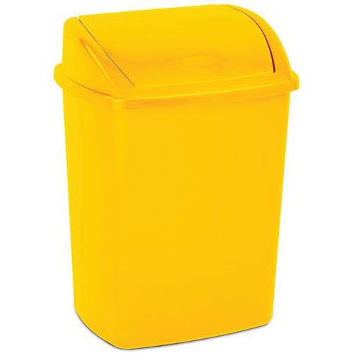 Billenőfedeles szemetes, 15 l