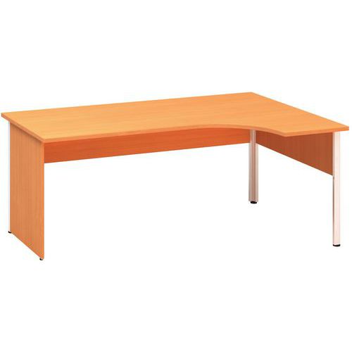 Alfa 100 ergo irodai asztalok, 180 x 120 x 73,5 cm, jobbos kivitel