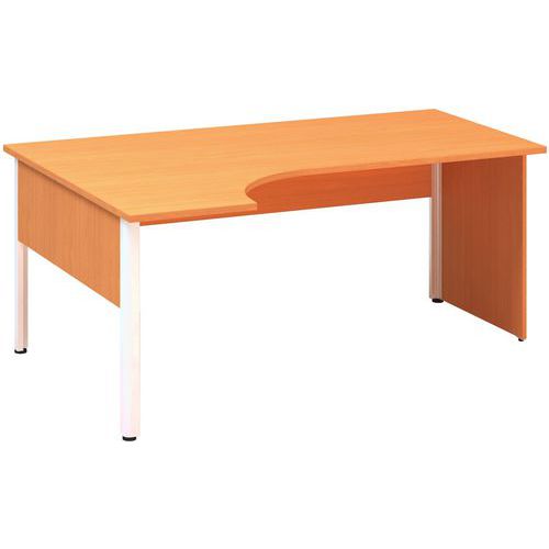 Alfa 100 ergo irodai asztalok, 180 x 120 x 73,5 cm, balos kivitel