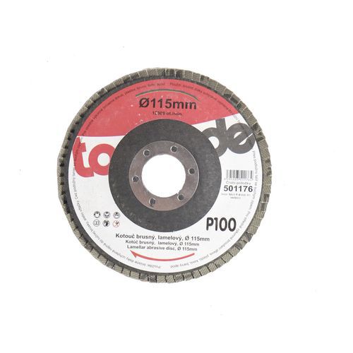 TOPTRADE csiszolókorong, lamellás, 115 x 22,2 x 2 mm TOPTRADE csiszolókorong, lamellás, 115 x 22,2 x 2 mm