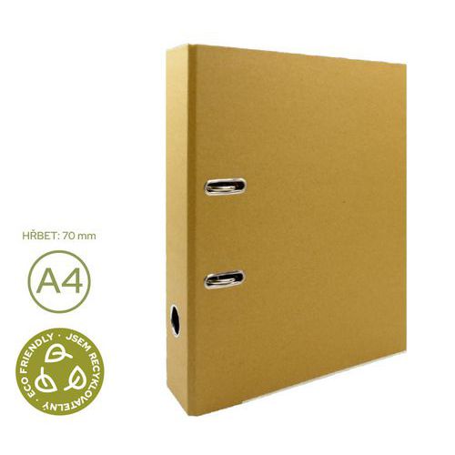 ECO LUMA KRAFT emelőkaros iratrendező, A4