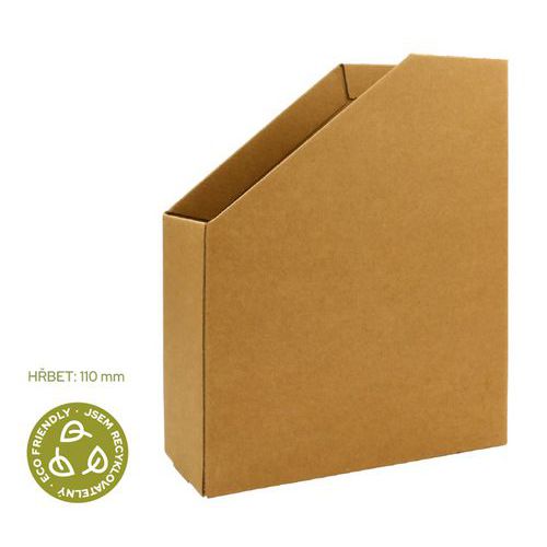 ECO LUMA KRAFT irattároló doboz, összehajtható, A4