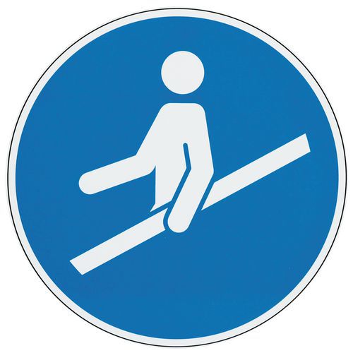 Command Signage Manutan Expert – Használjon kapaszkodót, alumínium