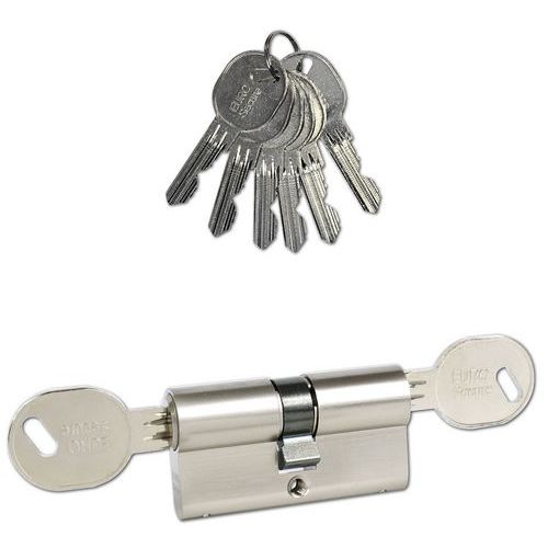 EuroSecure biztonsági zárbetétek behatoló zárral, 30 mm, nikkel