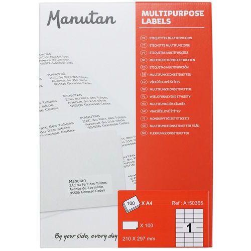 Manutan Expert öntapadós címkék