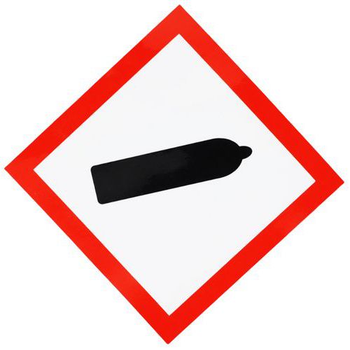 Manutan Expert CLP figyelmeztető táblázat - Sűrített gáz, öntapadó, 120 x 120 mm Manutan Expert CLP figyelmeztető táblázat - Sűrített gáz, öntapadó, 120 x 120 mm